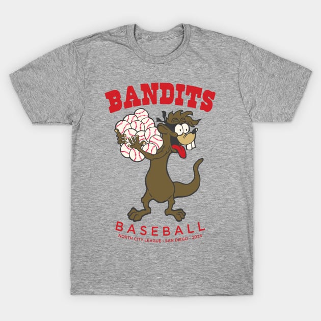 Bandits Baseball 2024 Team T-Shirt by Antlers and Engines